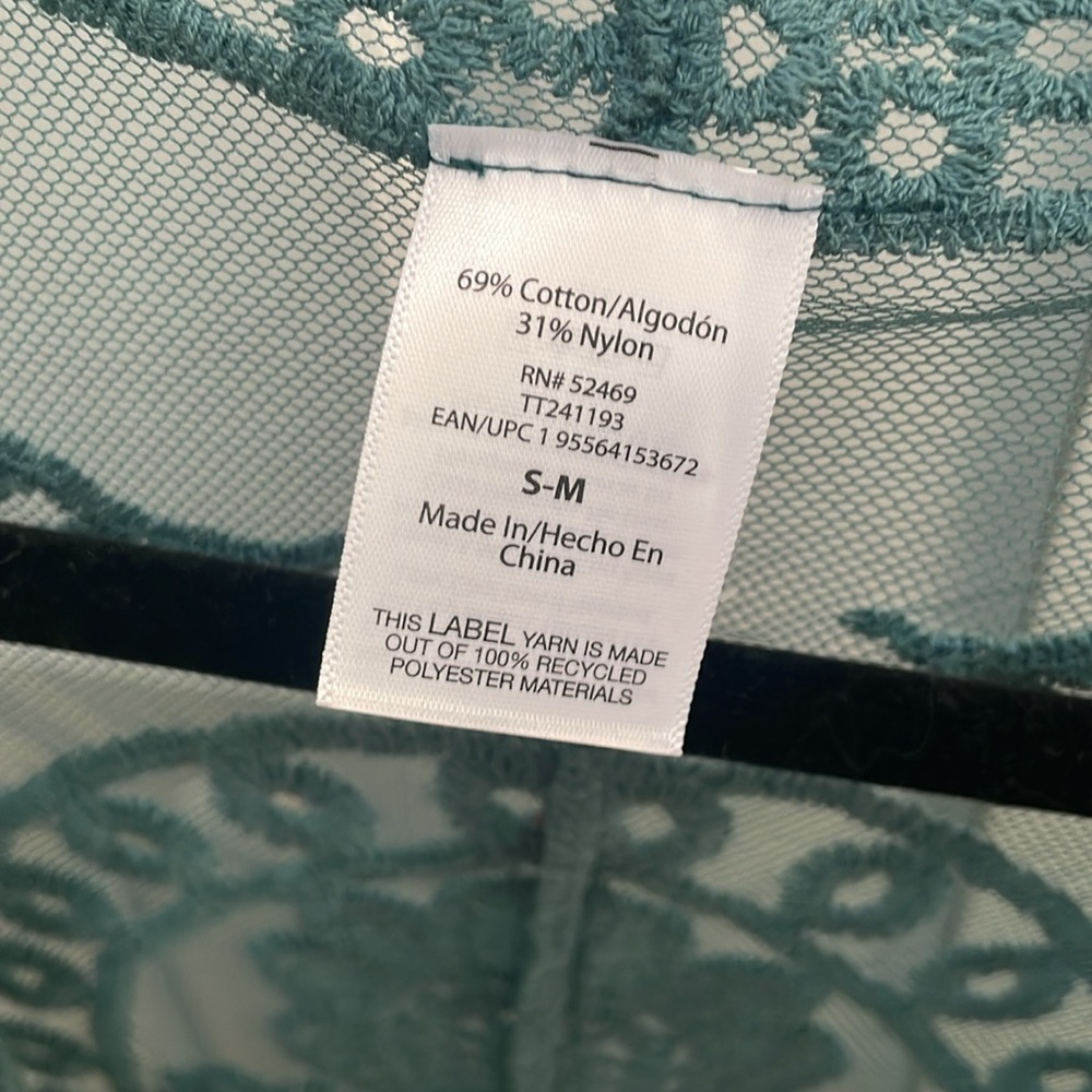 🛑Sold🛑 Green Lace Kimono S/M - Picture 5 of 6